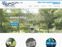 Tablet Screenshot of belizebluemorphotours.com